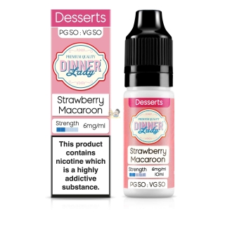 Dinner Lady-Strawberry Macaroon 10ml/3mg