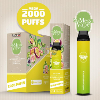 Ma Petite Vape Mega – Kiwi Passion Goyave 0mg 2000 Puffs