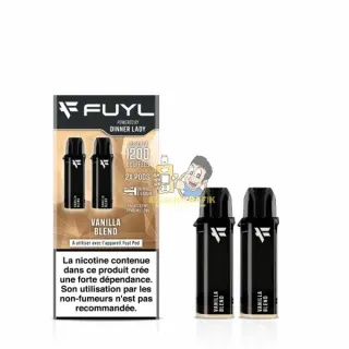 Dinner Lady - Fuyl Vanilla Blend előre töltött e cigaretta Tank 2 db 